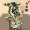 Retro Inmediatamente Feng Hou Zodiaco Pequeño Mono Adorno de Latón Escritorio de Oficina Atraer Riqueza y Tesoro Decoración de Escritorio Adorno de Cobre