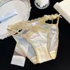 ¡Cuidado! Nuevo Estilo Atrevido y Atractivo Calzones de Encaje para Mujer, Pura Tentación Huecos Transpirables Algodón Puro en la Entrepierna Calzones para Mujer