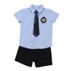 Ropa de verano para jardín de infantes, uniformes para estudiantes de primaria y secundaria, ropa de clase, camisas, pantalones cortos, traje estilo británico para niños y niñas, uniforme escolar.