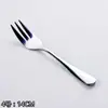 Garfo de Aço Inoxidável Espessado Garfo de Mesa Talheres Comida Ocidental Garfo para Bife Garfo Criativo Doméstico Garfo Colher Garfo de Sobremesa Ferramenta Pequena de Cozinha
