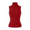 Camisola sin mangas de estilo americano picante para mujer, de Tencel, ajuste ceñido, para verano, estilo puro deseo, sexy, elástica, ajustada