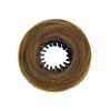 Peluca de Cabeza de Bola de Bigotes de Dragón Anillo para Mujer Cabello Humano Simulado Accesorios para el Cabello Volumen de Cabello Esponjoso Estilo Dorado Moño para el Cabello Cabeza de Capullo de Flor