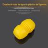[Chuangyuan] Adaptador de extensão de reparo de mangueira de conector rápido de 8 pontos direto da fábrica Conector de tubo de água de plástico
