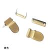 Calça saia sem costura cintura conjunto de quatro peças de cabeça quadrada de garra dupla gancho de metal cobre invisível para calças masculinas atacado fivela de cintura para calças