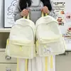 Mochila Transfronteriza de Bloques de Color Linda y Fresca para Estrellas Femeninas, Estudiantes de Secundaria, Estudiantes Universitarias y Chicas de Secundaria