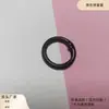 Coloridos Llaveros de Anillo de Resorte Pintados DIY Accesorios Aleación de Zinc Hebilla Redonda Hebilla de Resorte Abierta Herrajes Anillo para Bolsos