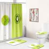 Nueva serie especial original creativa de frutas Moderna simple poliéster impermeable y a prueba de moho cortina de ducha YL1521