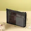 Bolsa de Almacenamiento de Malla Transparente, Neceser Portátil de Viaje, Bolsa Organizadora de Malla de Nylon para Artículos Varios, Entrega Directa del Fabricante