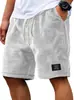 2026 Nuevos Pantalones Cortos Casuales de Waffle Transfronterizos para Hombre Verano Sueltos Transpirables Pantalones de Cinco Puntos Estilo Americano Ropa Moderna para Hombre