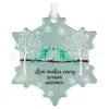 Decoraciones Creativas de Copo de Nieve Navideñas para Árbol de Navidad Colgantes Decoración de Fiesta Interior Regalos