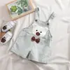 Ropa pequeña al por mayor para niños y niñas ropa de bebé para niños overoles jeans mameluco de verano para bebés pantalones cortos