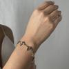 Moda Simple 18k Conservación de Color Acero Inoxidable Geométrico Amor Concha Cruz Mariposa Estrella de Seis Puntas Pulsera Collar Mujeres