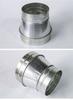 Adaptador Reductor Tubería de Hierro Galvanizado Tubería Reductora Adaptador de Tamaño de Ventilador Junta de Acero Inoxidable