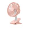 Novo Ventilador de Clipe Retrátil para Acampamento de Mesa Pequeno F3 com Haste de Alumínio Extensível Recarregável por USB e Temporizador de 360 Graus