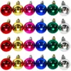 Adornos para Árbol de Navidad Transfronterizos Bolas de Navidad 3/4/5/6/7/8cm 24Pz Decoraciones para Árbol de Navidad Bolas Brillantes