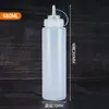 Botellas de Condimentos Graduadas al por Mayor del Fabricante, Botellas de Salsa de Soja para Condimentos, Botellas para Ensalada, Botellas de Salsa para Mermelada, Botellas de Kétchup