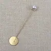 Acessórios para Fazer Joias DIY, Base para Broche de Alfinete Plano, Alfinete de Pérola, Bandeja Plana, Materiais Artesanais, Joias