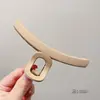 Pinza de tiburón grande coreana para el cabello, accesorio simple para recogido en la parte trasera de la cabeza, pinza de pelo de alta gama para mujer