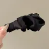 Novo Acessório de Cabelo Presilha Banana com Laço 2026, Estilo Universitário Presilha Mágica para Rabo de Cavalo Alto para Mulheres, Presilha de Garra Exquisita e Sofisticada