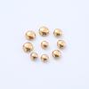 Guangdong hongo dorado tapa clavo metal cobre ropa equipaje decorativo botones redondos simples de un lado botones de ojo al por mayor