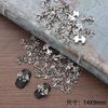 Nueva Joyería para Uñas Transfronteriza Lazo Retro Plisado Metal Uñas Joyería para Uñas Portátil Manicura Tridimensional Venta al por Mayor