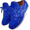 Estación independiente transfronteriza Otoño 2020 popular muffin lentejuelas zapatos casuales plataforma de diamantes de imitación transpirable zapatos deportivos de mujer comercio exterior