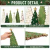 Decorações de Natal transfronteiriças, enfeites de árvore de Natal em forma de estrela de madeira, decorações de mesa para casa, arranjos de cena para vitrines