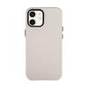 Funda magnética para iPhone14ProMax con patrón de lichi de tres bordes, funda protectora de cuero de alta gama resistente a caídas para Apple 13