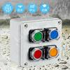 Caixa de controle do interruptor do botão HKUST caixa de controle elétrico personalizada portátil caixa indicadora de parada de emergência start stop