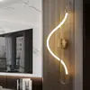 Lámpara Decorativa de Fondo para Sala de Estar de Lujo Ligero Nórdico, Lámpara de Pared Simple Moderna Minimalista Creativa para Mesita de Noche de Dormitorio, Celebridad de Internet