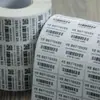 Amazon fba impresión de papel para etiquetas pegatina de código bidimensional de WeChat papel para código de barras código de barras de joyería personalizado