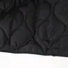 ZA AliExpress el más vendido ropa de mujer transfronteriza, estilo europeo y americano, chaqueta de algodón versátil de manga larga con un lazo