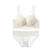 Sujetador de Ropa Interior Transpirable Engrosado de 5 CM Manto Taza Transmisión en Vivo Original Espalda Hermosa Sexy Recogida Busto Pequeño Sin Aro