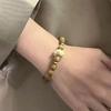 Pulsera de sándalo verde natural 108 cuentas rosario sándalo sándalo Wenwan madera agarwood pulsera cuentas planas para hombres y mujeres
