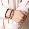 Pulsera de Agarwood Natural con Cuentas de Hoja de Jade Pulsera para Mujer, Cuentas de Joyería Fina Retro, Nuevo Estilo Chino