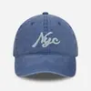 Gorra de Béisbol Bordada con Letras para Mujer, Protección Solar, Sombrero Casual Versátil, Gorra de Pico de Algodón Lavado Vintage, Suministro Directo de Fábrica