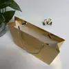 Bolsas de Papel Doradas Personalizadas, Bolsas de Regalo de Papel de Alta Gama para Joyería, Bolsas de Papel con Asa para Ropa, Papel Kraft al por Mayor
