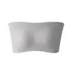 Nuevo Almohadilla de Pecho Extraíble Transfronteriza de Una Sola Tira Fina Invisible Ropa Interior Doble Capa Alargada Talla Sin Tirantes para Mujer Comercio Exterior