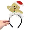 Diadema Navideña Transfronteriza Accesorios para el Cabello Nuevo Reno Muñeco de Nieve Tocado Femenino Fiesta Navideña Dulce y Lindo Tocado Decorativo