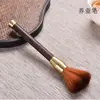 Conjunto de Accesorios para Ceremonia del Té de los Cinco Beneficios de la Dinastía Tang y Song: Pinzas para Té de Cobre Puro y Madera Maciza, Cuchara para Té, Cuchillo para Té, Cepillo para Té, Soporte para Tazas - Juego de Cinco Piezas
