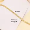 Corrente de Cobre Transfronteiriça Zhongxing Colar DIY Corrente Lisa Corrente em O Corrente Cubana Colar Quadrado Corrente para Joias Joias Femininas Atacado