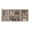 Puerta de aluminio de panal oculta Espejo de baño inteligente Feng Shui Gabinete de almacenamiento Gabinete de pared Espejo de almacenamiento multifuncional con enchufe