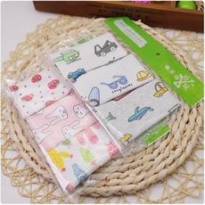 Dulaidu Play Print Series Pañuelo de Algodón para Bebé Toalla Pequeña de Algodón Babero Paquete de 3 Toalla Cuadrada