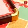 Suporte criativo para exibição de caligrafia A4 papel semi-cru em branco Caligrafia com pincel DIY com palavras auspiciosas para decoração de porta-retrato de sala de estar e quarto