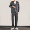 Traje Casual de Negocios Pequeño para Hombre Tendencia Primavera y Otoño 2025 Atractivo Estilo Coreano Traje de Color Sólido sin Planchar para Hombre