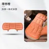 Nuevo cojín para asiento de coche perforado piel nappa cojín avanzado para asiento de coche engrosado antideslizante cojín para asiento delantero y trasero de cinco plazas