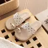 Sandalias Planas Versátiles con Tira en el Dedo para Verano 2026 para Uso en Exteriores, Zapatos para Vacaciones en la Playa, Chanclas de Moda Estilo Coreano con Lunares