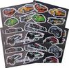 Etiqueta autoadhesiva directa de fábrica etiqueta adhesiva color transparente PVC etiqueta profesional plata mate autoadhesivo rollo botella