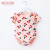 Macacão de Bebê de Algodão Puro Cartoon Fino de Verão Roupas de Bebê Classe a Saco de Bebê Macio Roupas de Engatinhar para Bebê