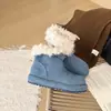 Botas de nieve para mujer, botas de algodón reversibles, estilo nuevo con suelas gruesas, diseño retro, cálidas y forradas de felpa, con puntera grande y forro mullido, 2026